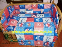 Chăn ga gối quây cũi Hàn Quốc Ô TÔ CUTE HPK16